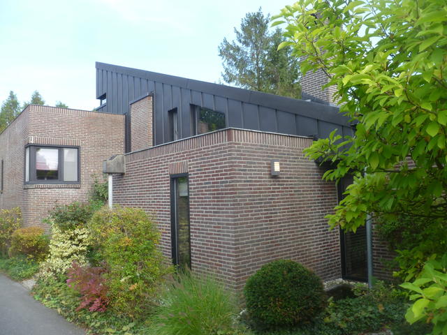 Zn gevelbekleding staande naad