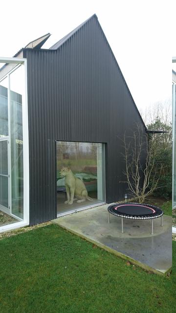 Zn gevelbekleding staande naad